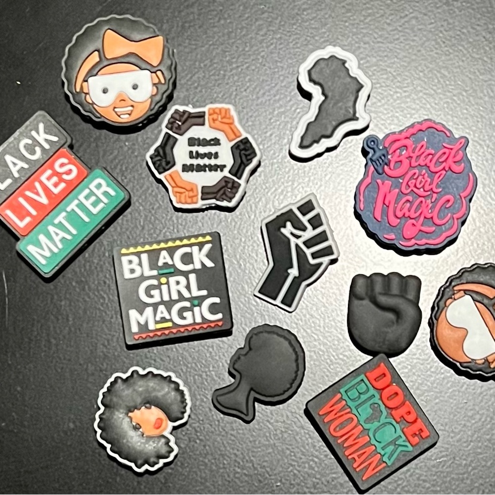 Black Lives Matter Crocs Charm Set